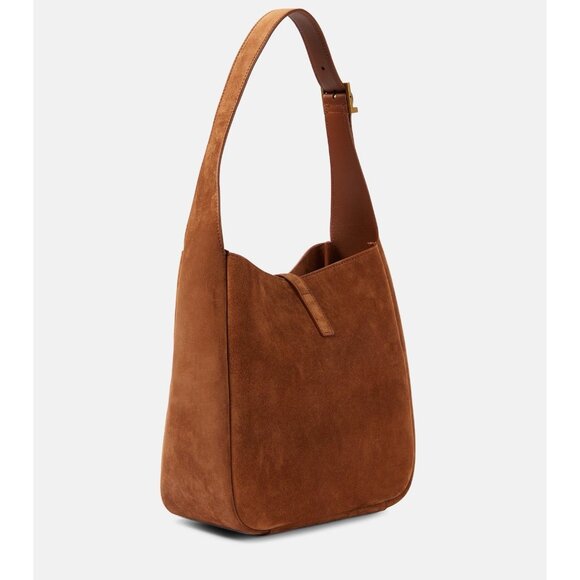 Saint Laurent Small Le 5 A 7 Hobo Bag in Brown Caramel - Picture 5 of 9